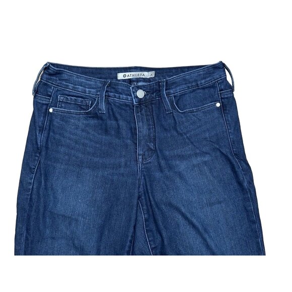 Athleta Skulptek Womens Slimming Stretch Skinny Jeans Sculpting Blue Size 2 - Picture 12 of 13